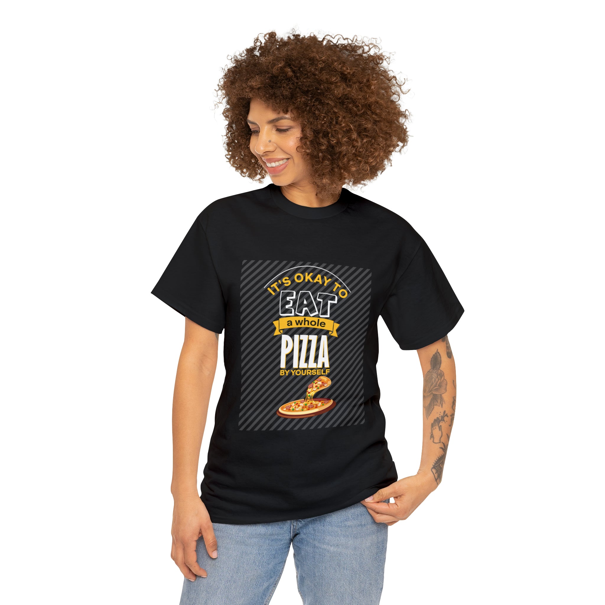 Its Okay to Eat Whole Pizza Tshirt